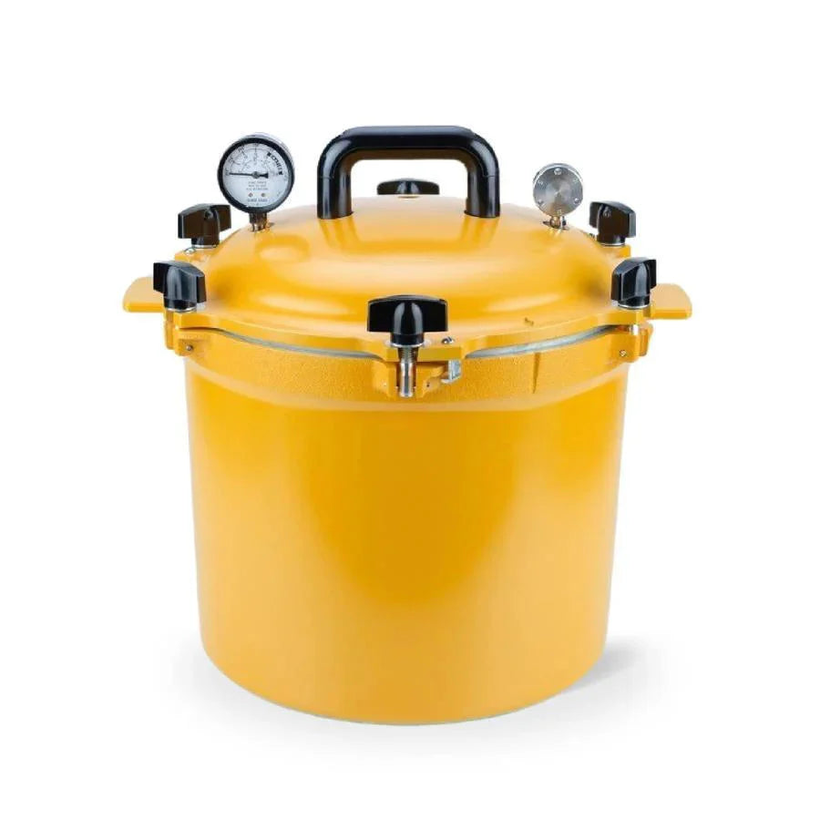 1930 No.921 Pressure Canner & Cooker 21.5 qt / Mustard, Yellow - image 1