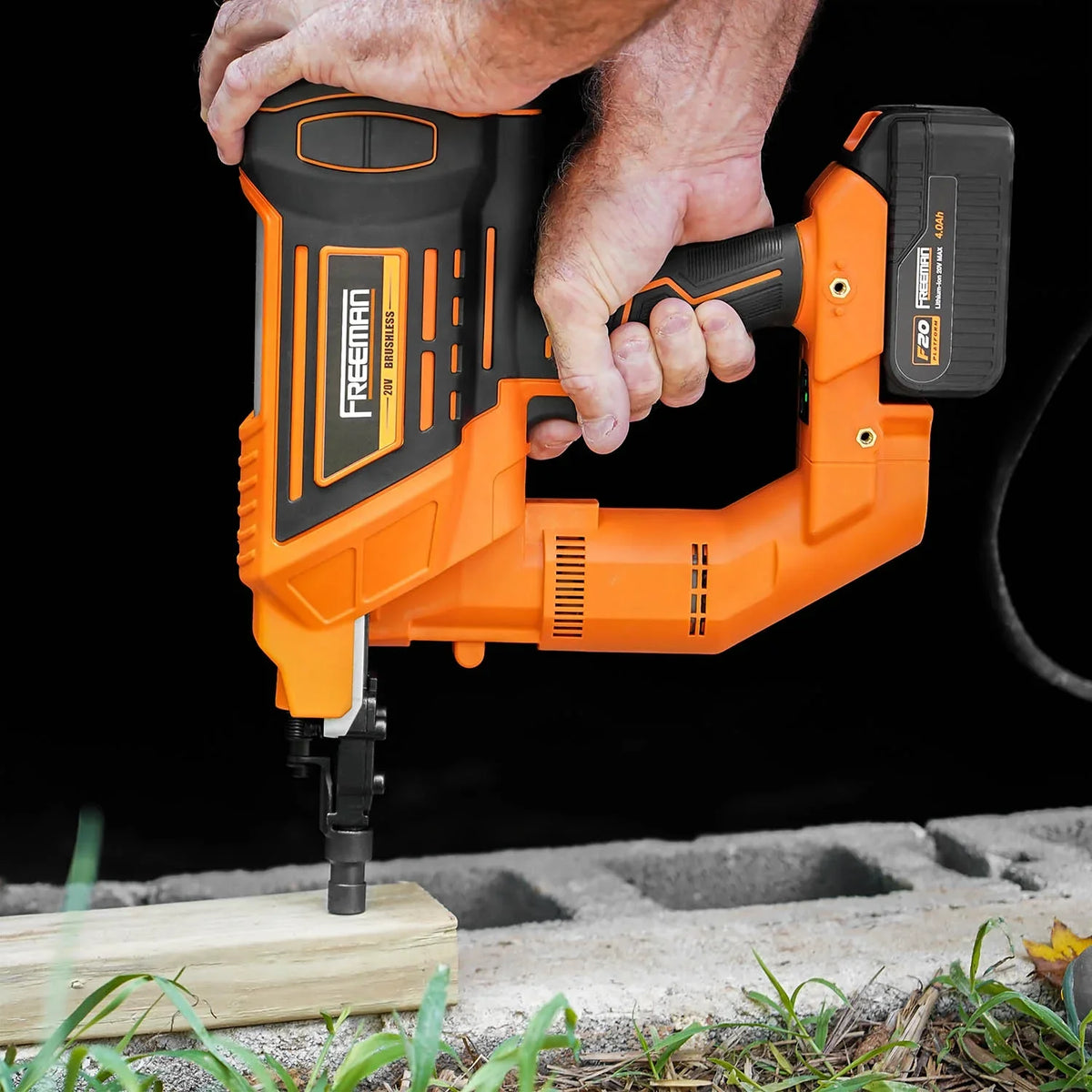 Freeman PE20VTCNPN 20 Volt Cordless and Brushless 3" Single Pin Concrete Nailer (Tool Only) -C 750 Shots per Charge - image 8