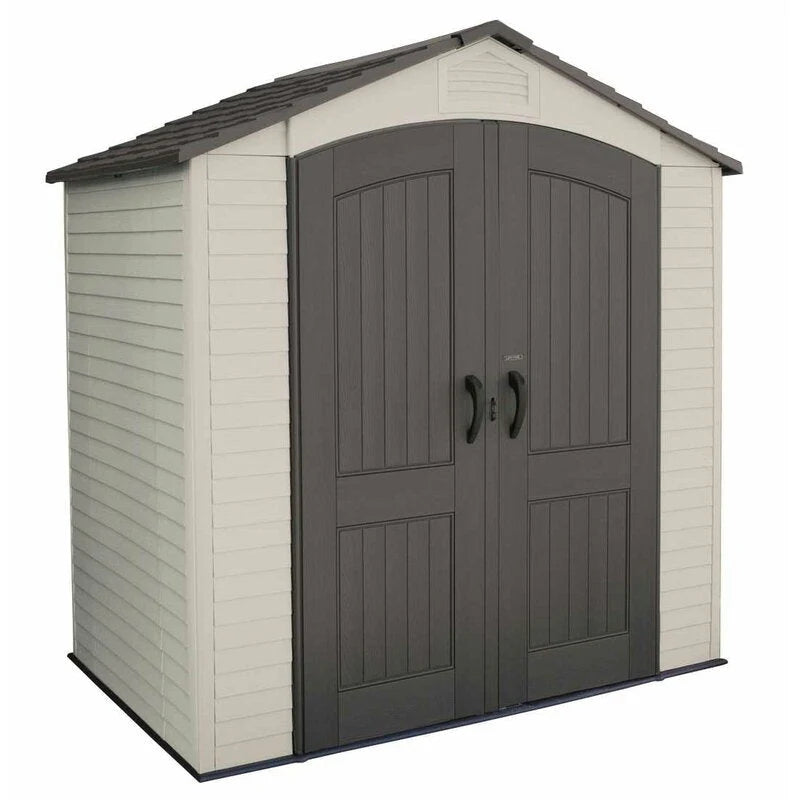 7 ft. W x 4 ft. 7 in. D Plastic Storage Shed - image 1