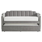 iNSPIRE Q Modern Chareau Glam Grey Velvet Daybed - image 12