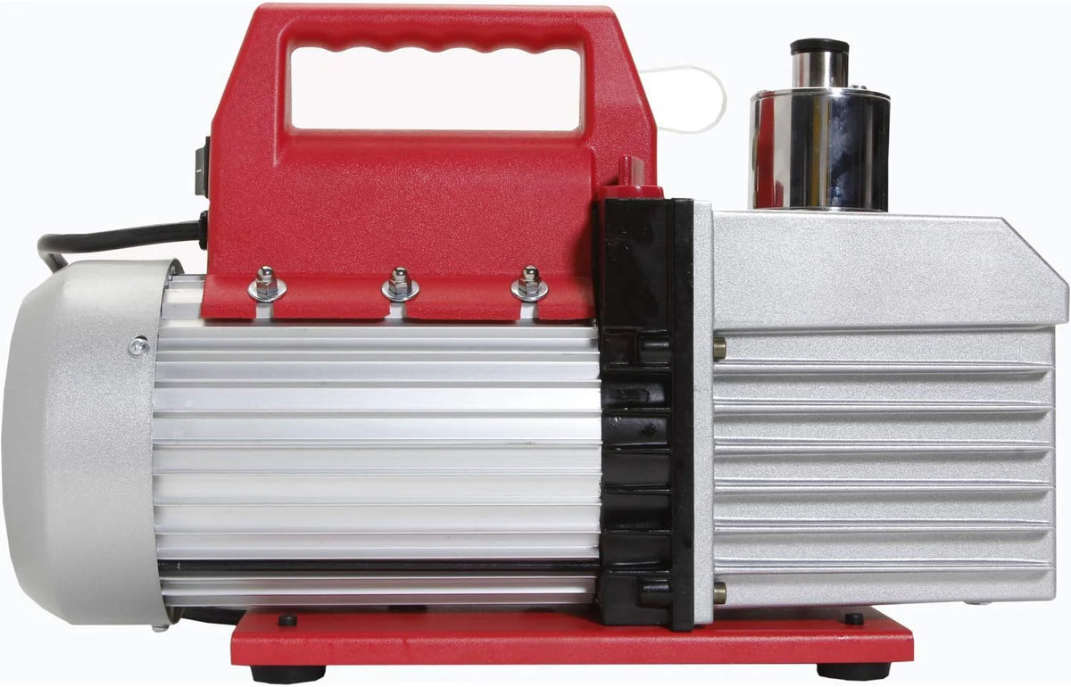 VacuMaster Economy Vacuum Pump - 2-Stage, 8 CFM, CHROME,Red/Silver - image 3