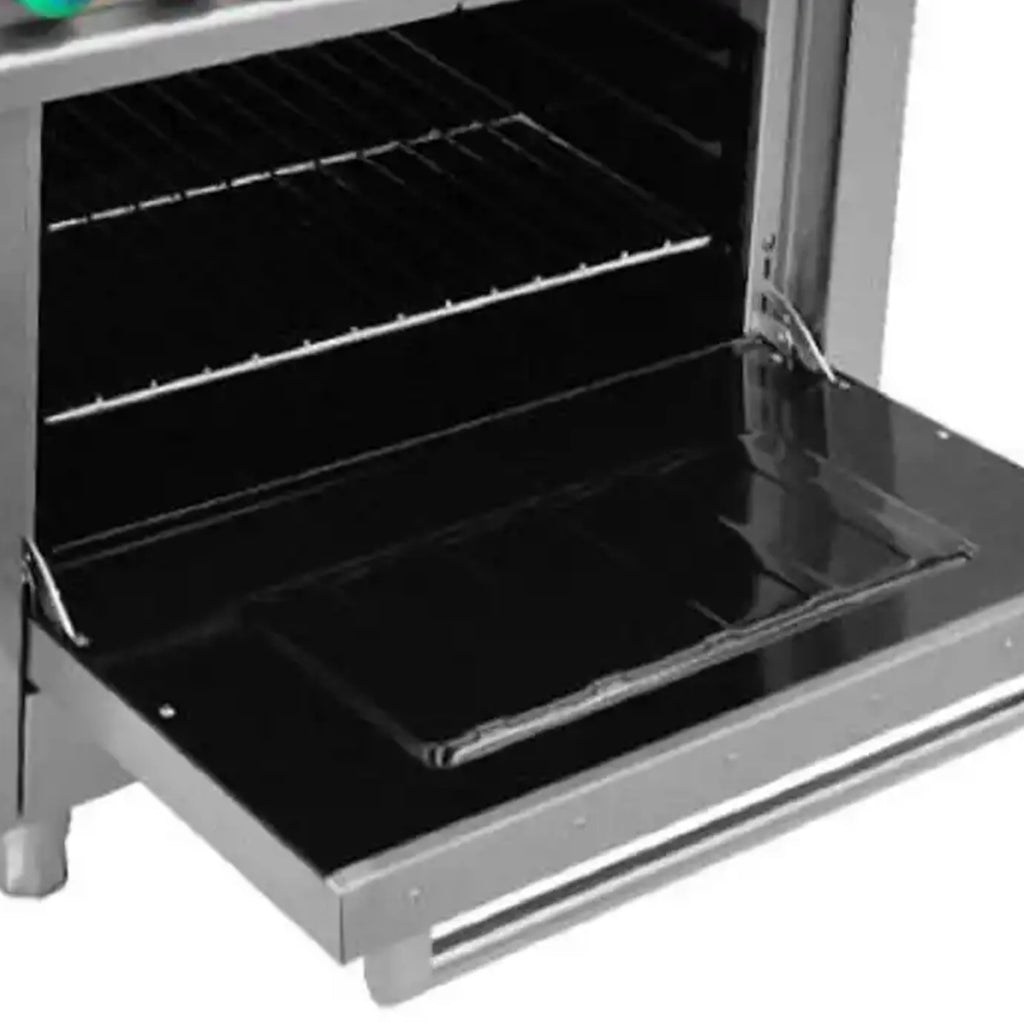 36 in. Commercial Oven Range 2 Hot Grates and 24" Flat Griddle Stove NSF 153,000BTU - image 2