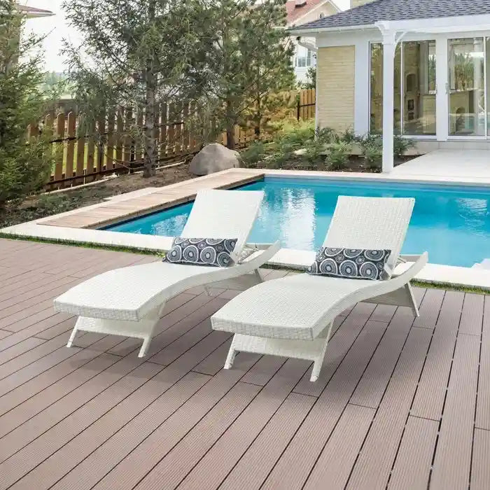 All Weather Wicker Chaise Lounge - Set of 2 - image 20