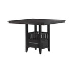 5-Piece Square Counter Height Dining Set in Finley Espresso and Black - image 2