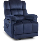 MCombo Heated Massage Electric Recliner Chair for Living Room - Fabric R6233 - image 14
