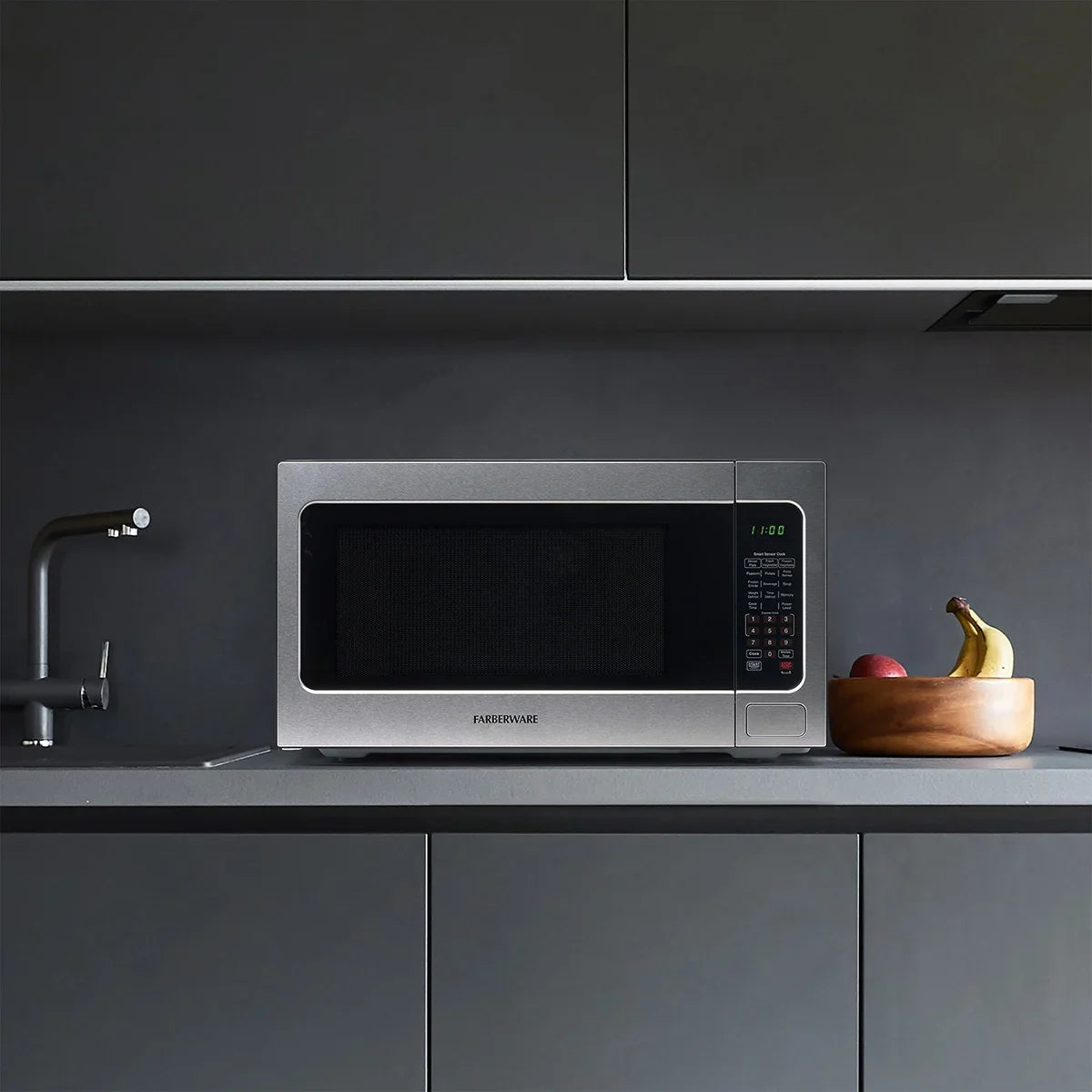 Farberware FMGZ09BKA 0.9 Cu. Ft. Microwave Oven, 900W, Digital Control, LED Display, 6 Cooking Presets, Black - image 57