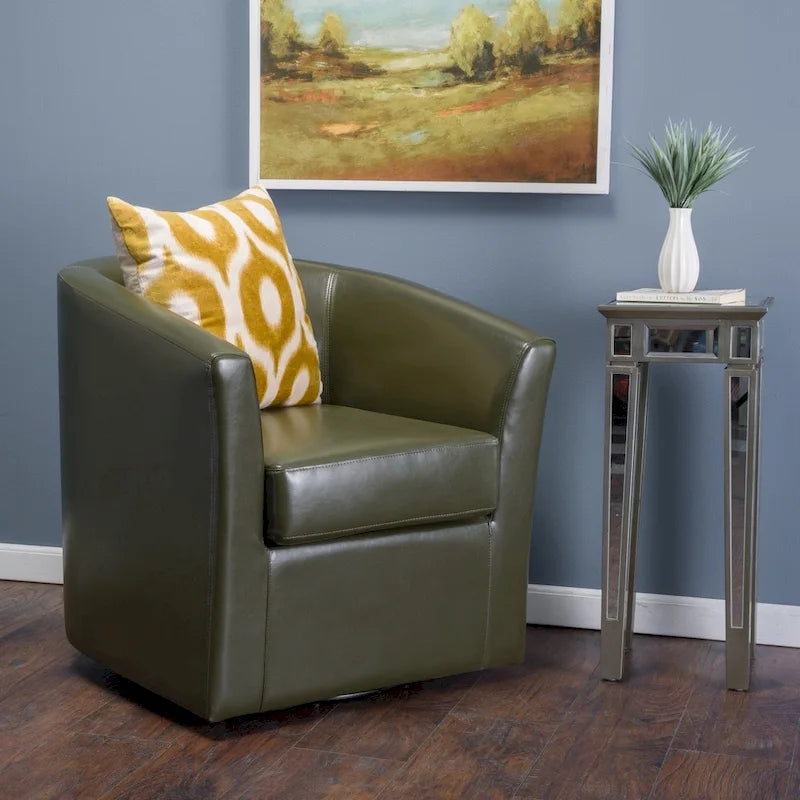 Christopher Knight Home Daymian Swivel Club Chair - Dimensions: 29" D x 30.2" W x 30.5" H - image 34
