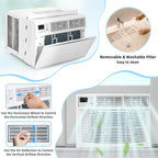 10000 Btu Quiet Window Air Conditioner With Remote Amp Eco Mode Energy Star Certified 3 In 1 Window Ac Unit With Dehumidifier - image 4
