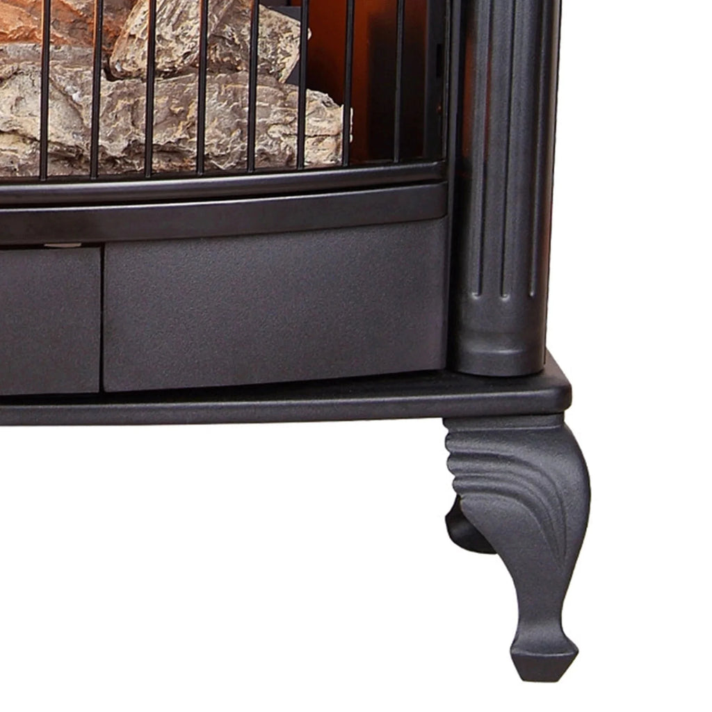 Procom Vent less Dual Fuel Gas Stove - 25,000 BTU, Remote Control, Black Finish - Model# QNSD250RT - image 4