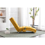 Linen Indoor Chaise Lounge Chair - Dimensions: 58.27" x 21.65" x 34.25" - image 10
