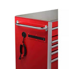 Heavy-Duty 72 in. W x 24 in. D 15-Drawer Tool Chest  Stainless Steel Top and Dual Locks Mobile Workbench - image 4