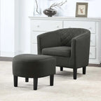 Convenience Concepts Roosevelt Accent Chair with Ottoman - Stylish Seating Solution - image 1