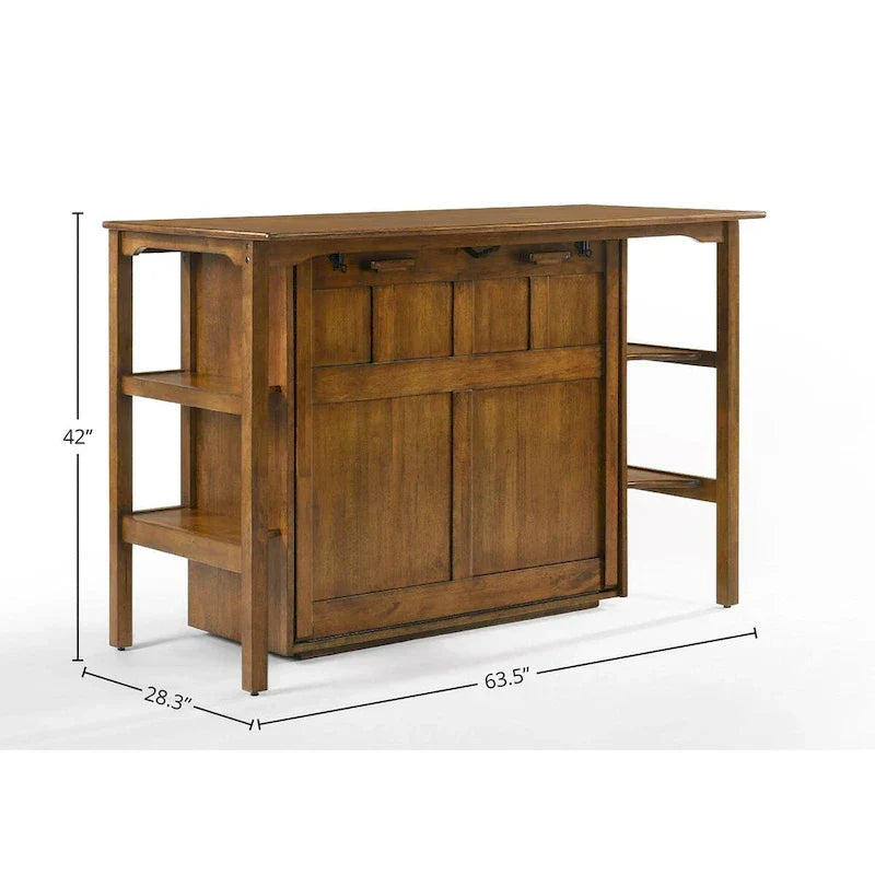 Siesta Murphy Bed Desk with Gel Memory Foam Mattress - image 3