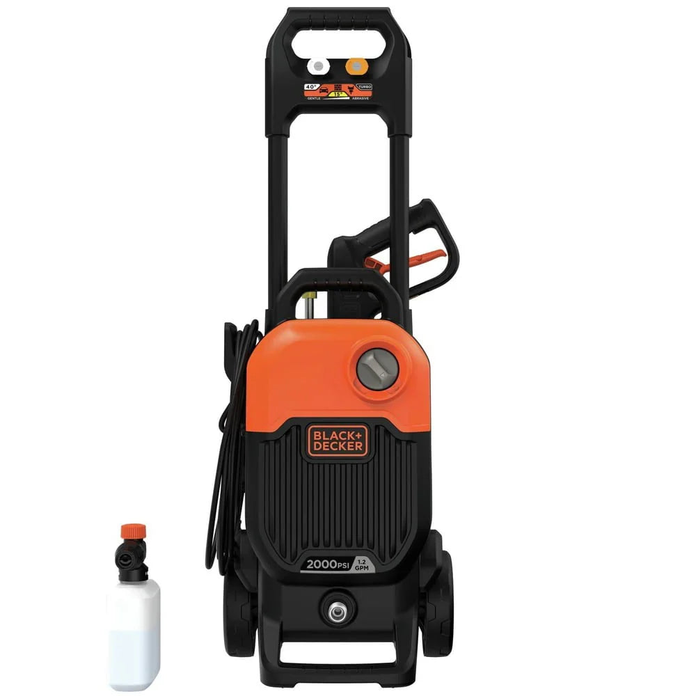 Black & Decker BEPW2000 2000 max PSI 1.2 GPM Corded Cold Water Pressure Washer - image 5