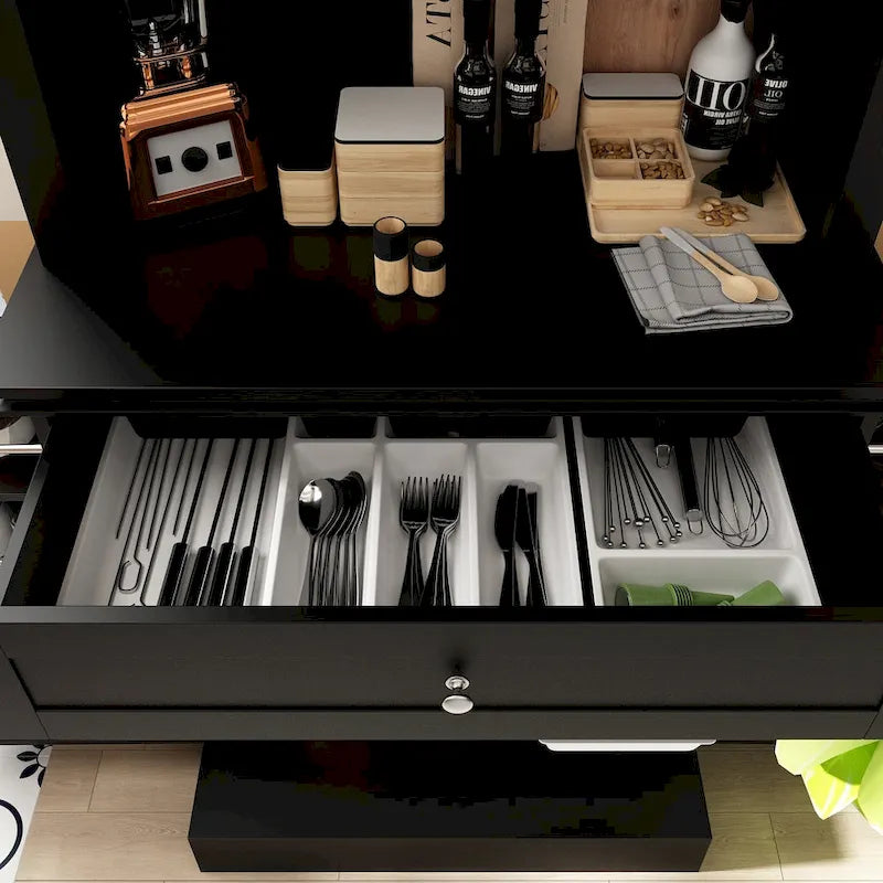Spacious Kitchen Cabinet with Microwave Space - 30W x 69.3H - image 24