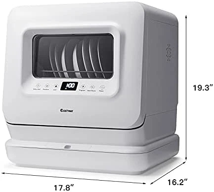 Portable Countertop Dishwasher with 7.5L Water Tank - image 7