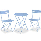 Best Choice Products 3-Piece Small Bistro Set, Folding Patio Furniture Set of 2 Chairs and Table - Black - image 45