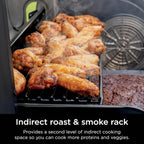 Ninja FlexFlame, Grill and Smoker, Electric and Propane Grill, Roaster, BBQ Grill, 5-in-1 Cooking System, 3 Burner, Digital Control, Outdoor Cooking, Griddle, Pizza Maker, Stainless Steel, PG301 - image 31