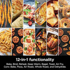Ninja Countertop Oven Double Stack XL & Air Fryer with Pro Cook System, 12 in 1, Flexdoor, FlavorSeal, SMART FINISH with DualZone Technology, Air Fryer, Bake, Broil, Reheat, Stainless Steel, DCT651 - image 11