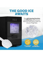 Nugget Countertop Ice Maker with Self-Cleaning Function, Refillable Water Tank, Perfect for Kitchens, Offices, Home Coffee Bars, and More - image 2