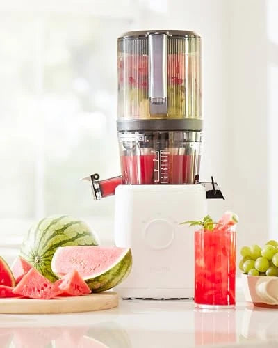 J2 Cold Press Juicer Self Feeding for Hands Free Operation with Wide Mouth Hopper for Whole Recipe Loading, Zero Waste Masticating Juicer For More Juice, Less Pulp Easy Cleanup & Assembly - image 8