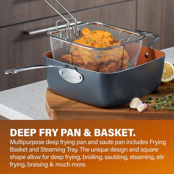 20-Piece Aluminum Ti-Ceramic Nonstick Cookware and Bakeware Set in Graphite - image 4