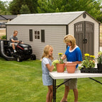 8 ft. W x 17.5 ft. D Plastic Storage Shed - image 5