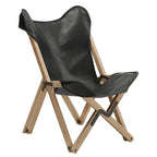 Cantu Authentic Top Grain Leather Tripolina Sling Chair by iNSPIRE Q Modern - image 10