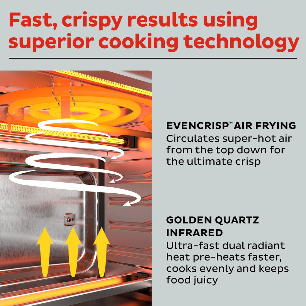 Instant Omni Plus 18 L Air Fryer Toaster Oven Combo with 10 - in - 1 Functions, from the Makers of Instant Pot - image 6