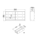 Pemberly Row 3PC Engineered Wood Dresser and Nightstands Bedroom Set in Black - image 21