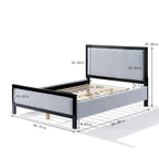 Christopher Knight Home Upholstered Platform Bed with Soft Headboard - King/Queen Size - image 12