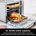 Ninja Countertop Oven Double Stack XL & Air Fryer with Pro Cook System, 12 in 1, Flexdoor, FlavorSeal, SMART FINISH with DualZone Technology, Air Fryer, Bake, Broil, Reheat, Stainless Steel, DCT651 - image 8