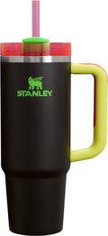 Stanley 30 oz. Quencher H2.0 FlowState Tumbler - Black Neon - image 1