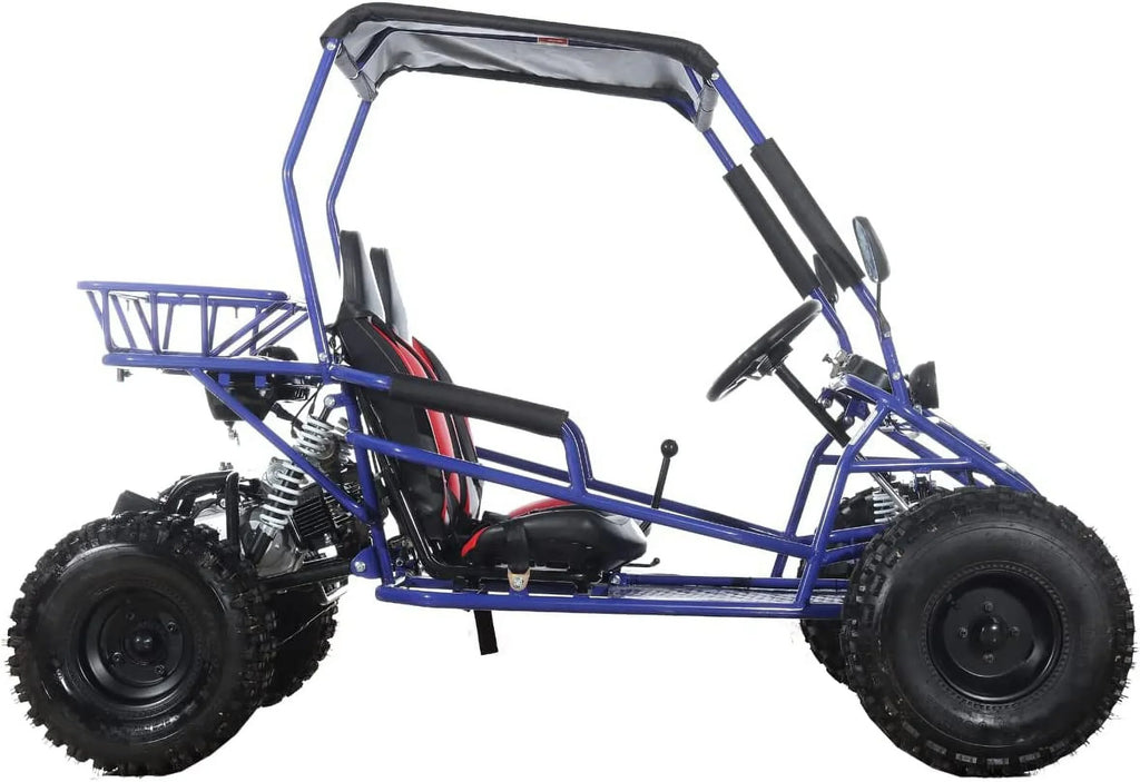 X-Pro New Rover 125cc Gas Powered Go Kart 3 Semi-Automatic Transmission w/Reverse Big 18"/19" Wheels - image 10