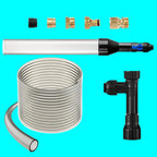 Aquarium Vacuum Gravel Cleaner 33FT PVC Hose Siphon Fish Tank - image 1
