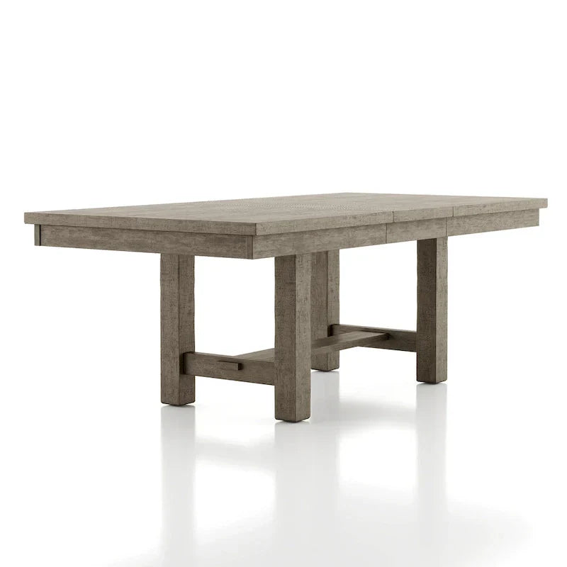 Jusk Rustic Grey Wood 5-Piece Dining Set by Furniture of America - image 11
