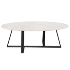iNSPIRE Q Modern Jurmala Glossy Sintered Stone Tables with Grey Metal Base - image 19