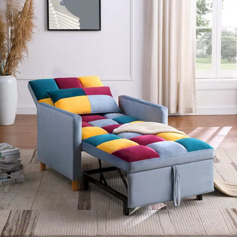 Versatile Sleeper Chair with Removable Pillow - image 26