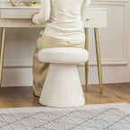 Adeco Large Soft Mushroom Ottoman - Versatile Foot Stool for Living Room and Bedroom - image 31