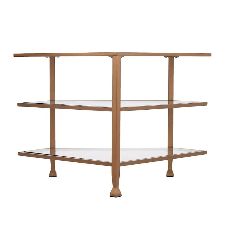 SEI Furniture Jensen Metal Corner TV Stand for Screens up to 33.25 inches - image 20