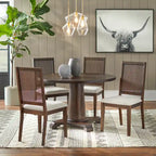 Set of 2 Westbury Solid Wood Cane Dining Chairs by Simple Living - image 6