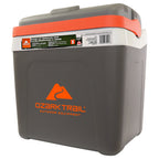Ozark Trail 26QT electric Cooler 12V Portable Travel Beach Camping Picnic Insulated Cooler 30 Cans Iceless 24L, Grey - image 7
