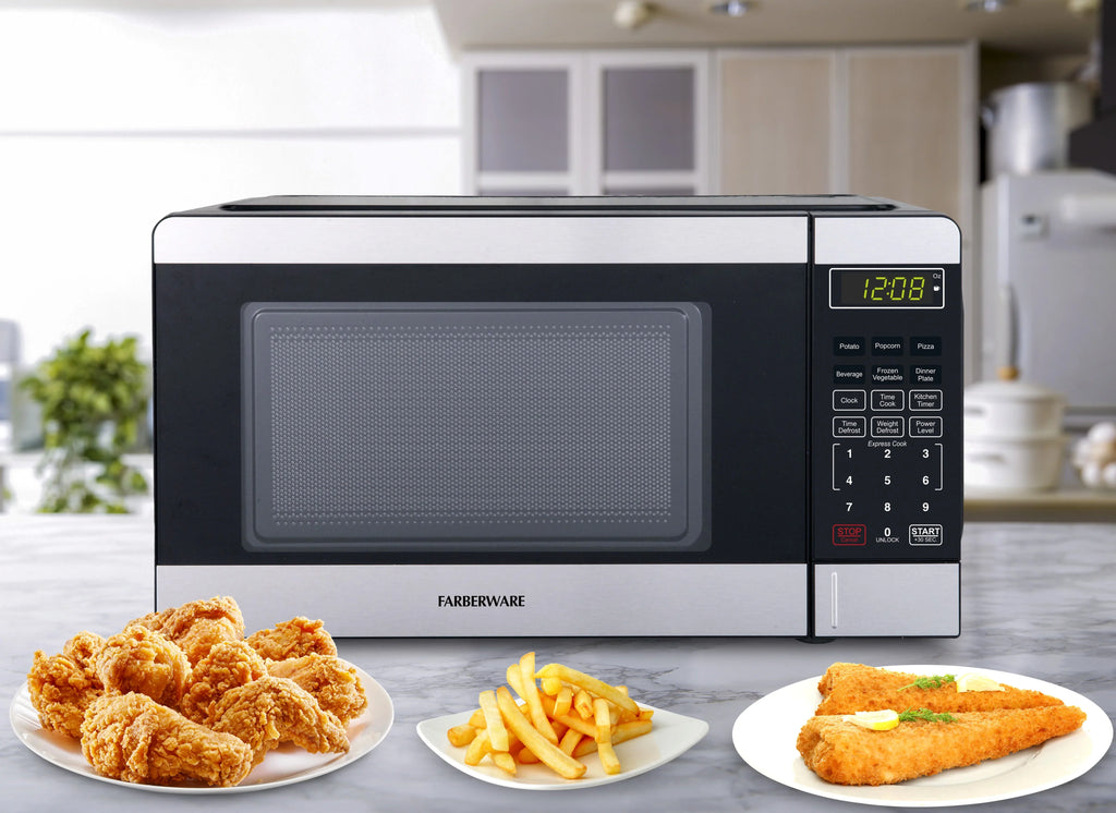 Farberware FMGZ09BKA 0.9 Cu. Ft. Microwave Oven, 900W, Digital Control, LED Display, 6 Cooking Presets, Black - image 42
