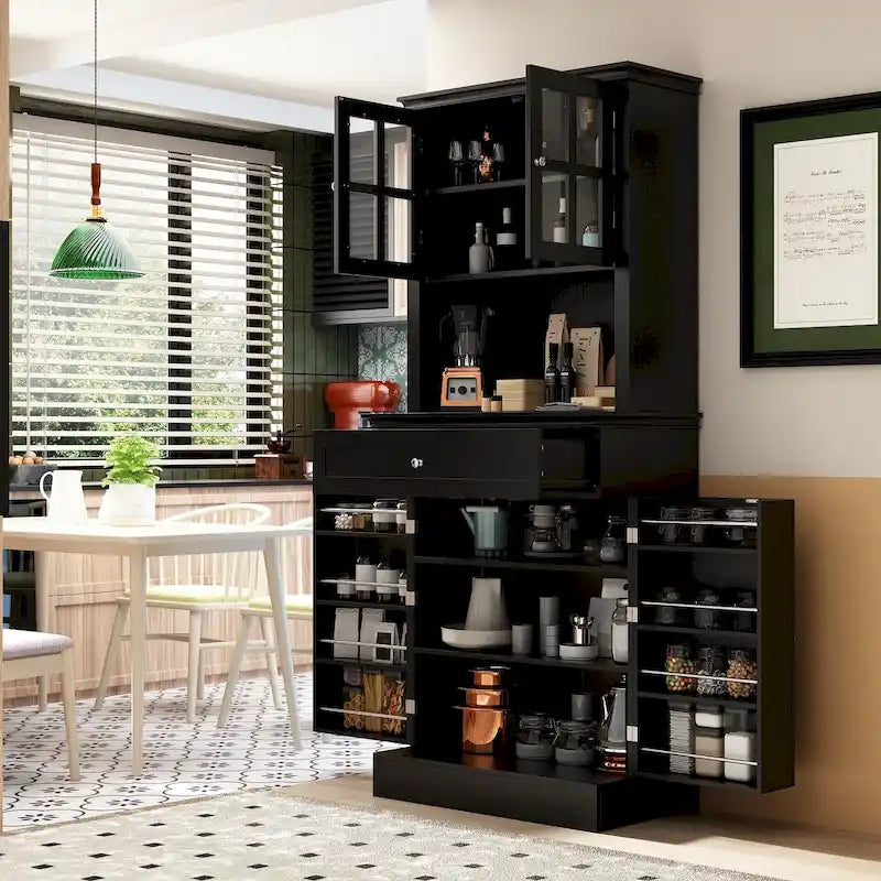 Spacious Kitchen Cabinet with Microwave Space - 30W x 69.3H - image 4