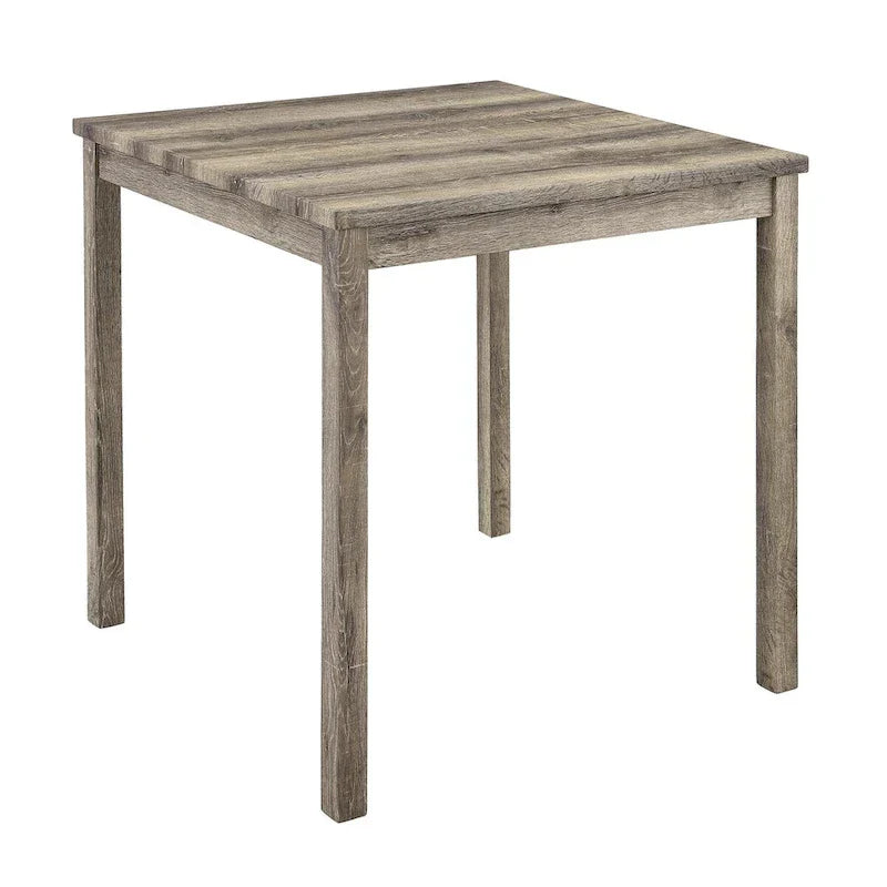 5-Piece Wood Dining Set: Square Table with 4 Upholstered Chairs - image 8