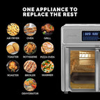 Kalorik MAXX® Digital Air Fryer Oven, 26 Quart, 10-in-1 Countertop Toaster Oven & Air Fryer Combo-21 Presets up to 500 degrees, Includes 9 Accessories & Cookbook - image 4