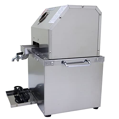 110V Electric Sugar Cane Press Juicer Machine, 800W Stainless Steel Desktop Sugarcane Juicing Crusher Extractor, with 3 Rollers for Home and Commercial - image 4