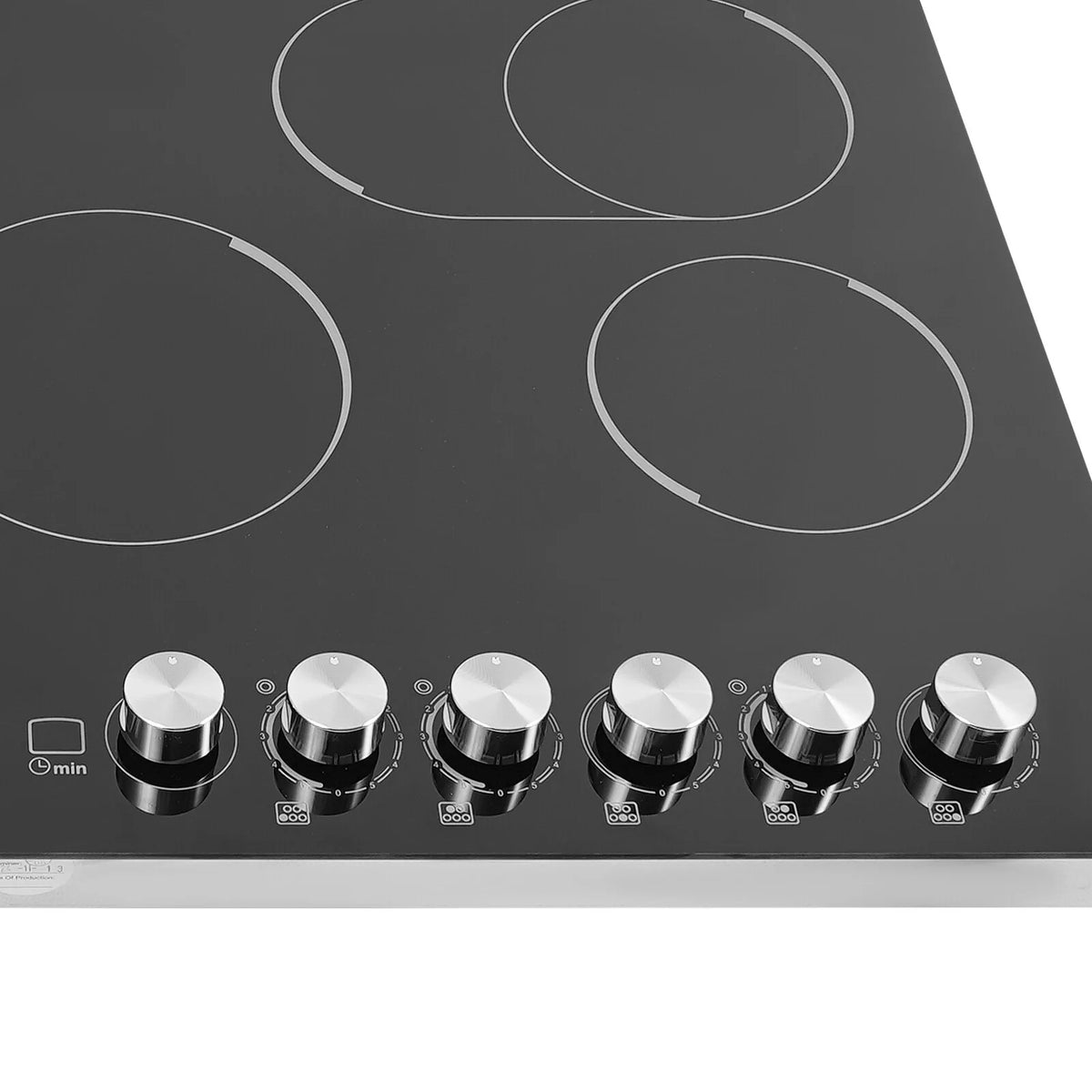 110V Modern Black Electric Cooktop Electric Stovetop 5 Burners Electric Cooktop for Homes, Restaurants - image 21