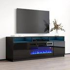 Modern 63-Inch TV Stand with Reno 05 Electric Fireplace - image 7