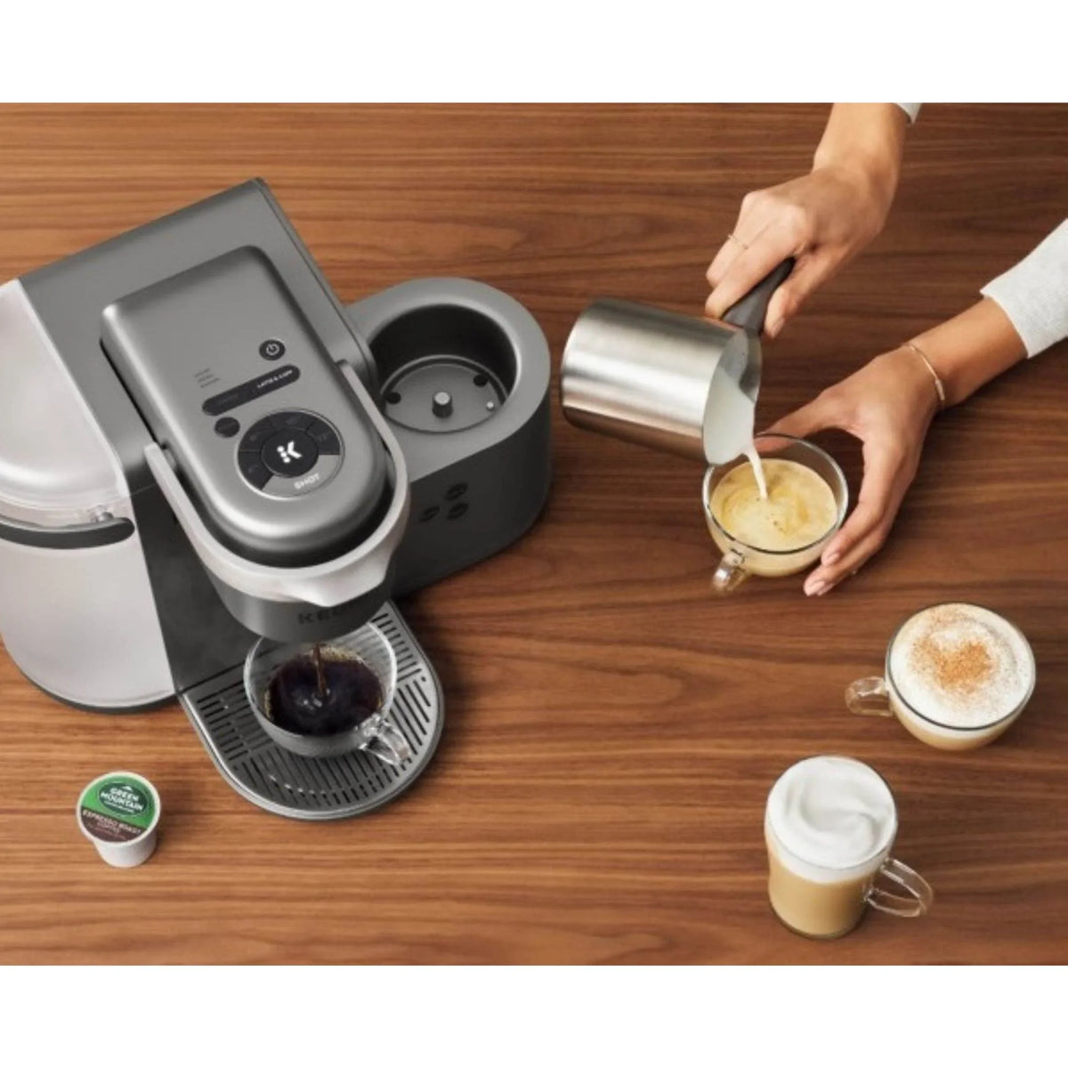 Keurig K-Cafe Single Serve K-Cup Coffee Maker, Latte Maker and Cappuccino Maker, Dark Charcoal - image 16
